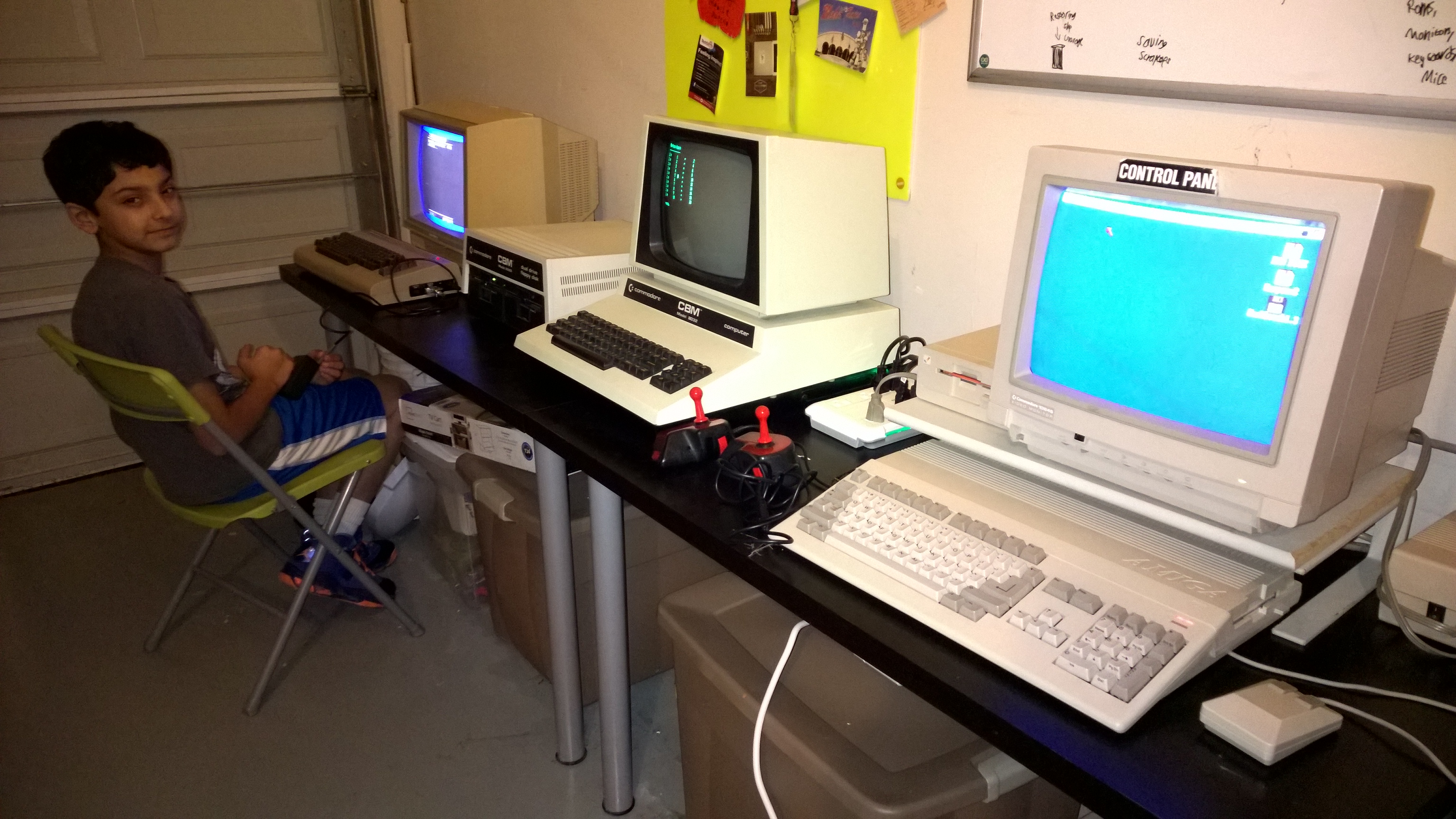 Commodore Amiga 500 in the collection room