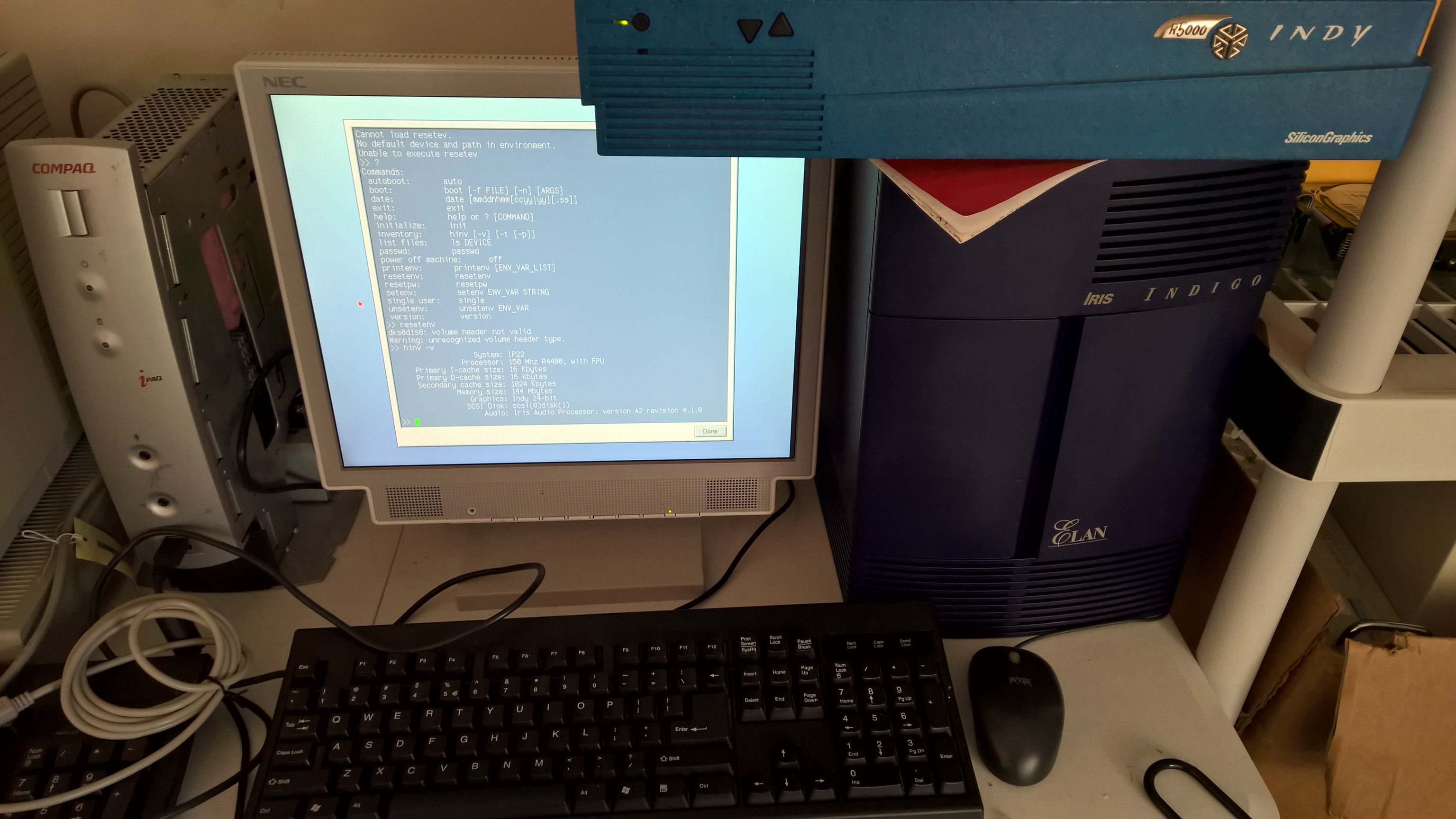 SGI Indigo running IRIX